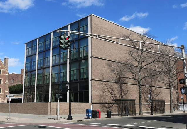 Exterior photo, Yale University Art Gallery, Louis Kahn